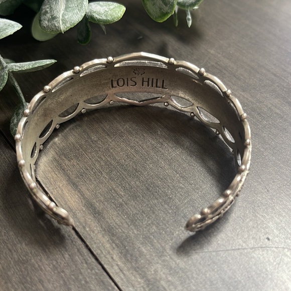 Authentic Lois Hill Sterling Cuff - Picture 2 of 3